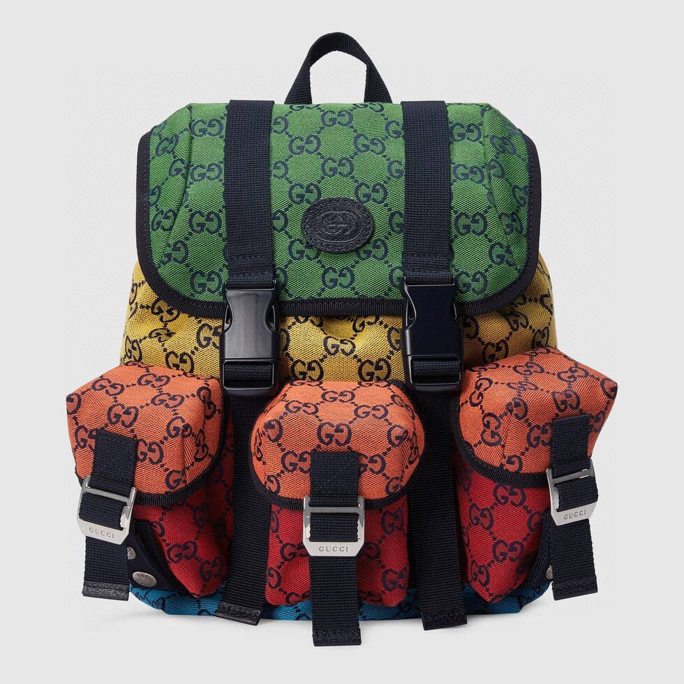 Gucci Multicolor Backpack Bag #332