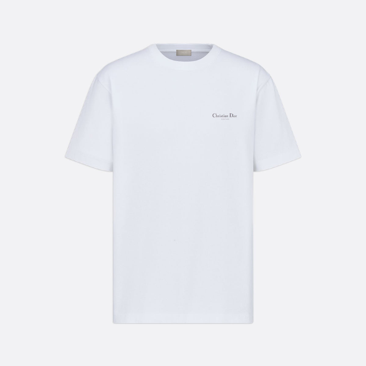 Dior Men's Summer Solid Color Floral Pattern Letter Print Round Neck Cotton Short Sleeve T-Shirt #76577