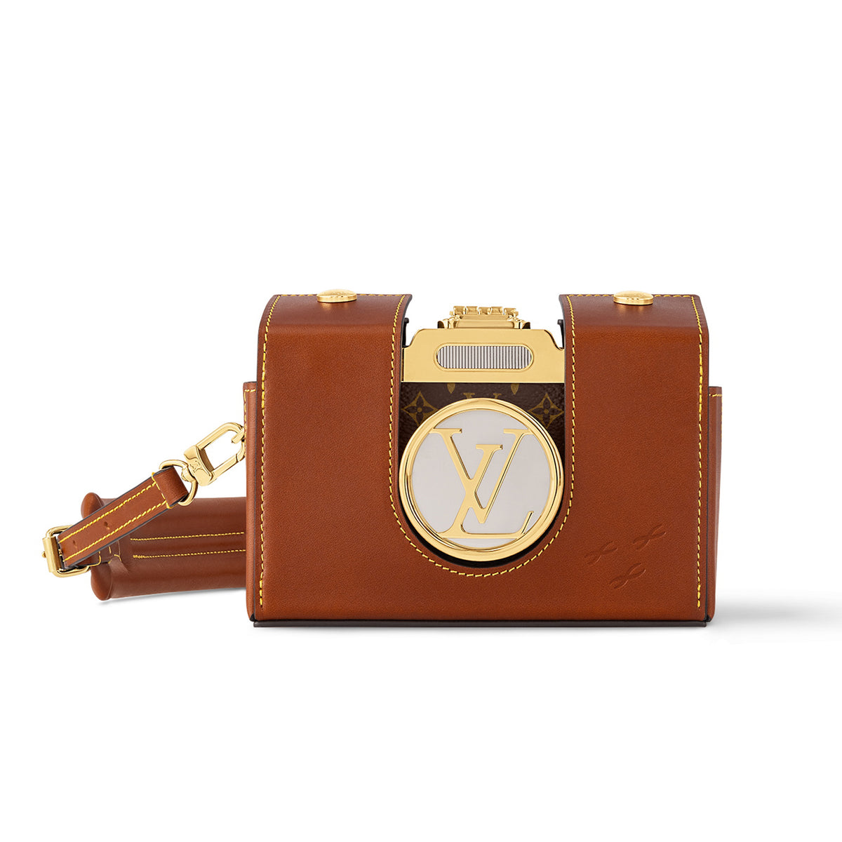 Louis Vuitton Women's Brown Detachable Adjustable Strap Monogrammed Leather Shoulder Crossbody Bag Bags #99548