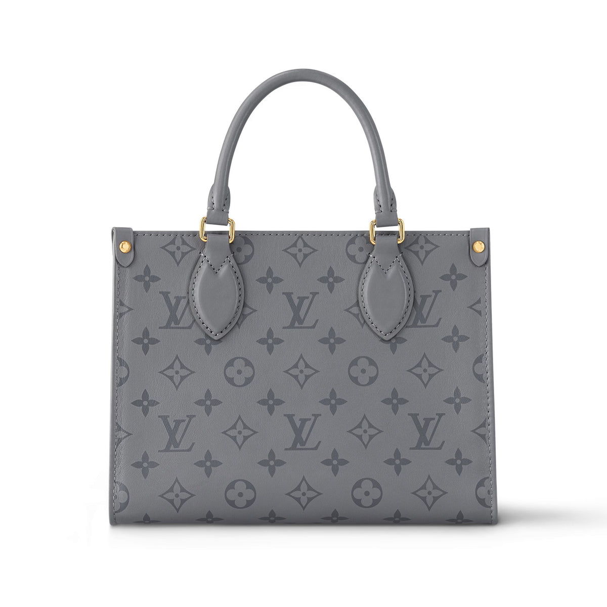 Louis Vuitton ONTHEGO Women's Gray Letter Logo Printed Leather Tote Bag Shopper Tote Handbags Bags #72883
