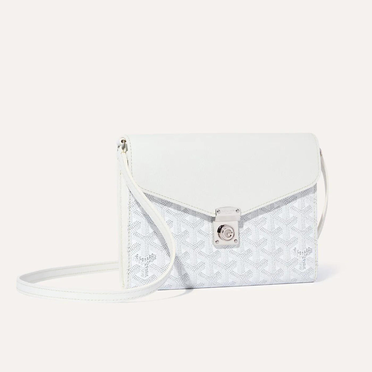GOYARD Chypre Men's And Women's Solid Color Detachable Adjustable Shoulder Strap Canvas Collocation Calfskin Shoulder Crossbody Bag Bags #73462