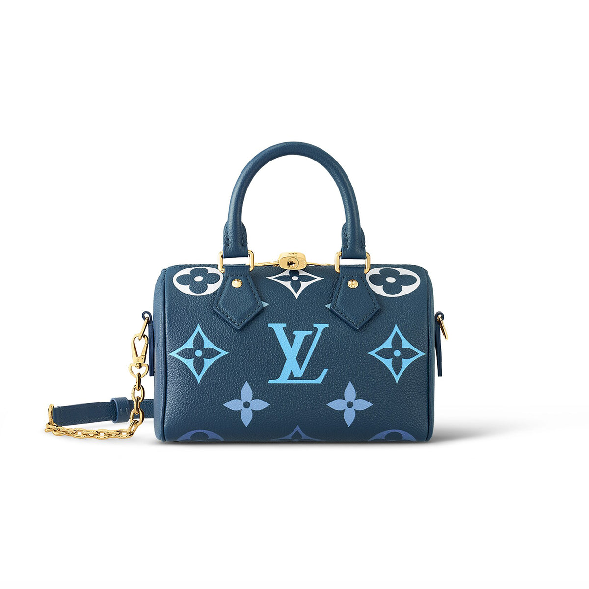 Louis Vuitton SPEEDY BANDOULI¨¨RE 20 Leather Printed Portable Shoulder Bag #21998