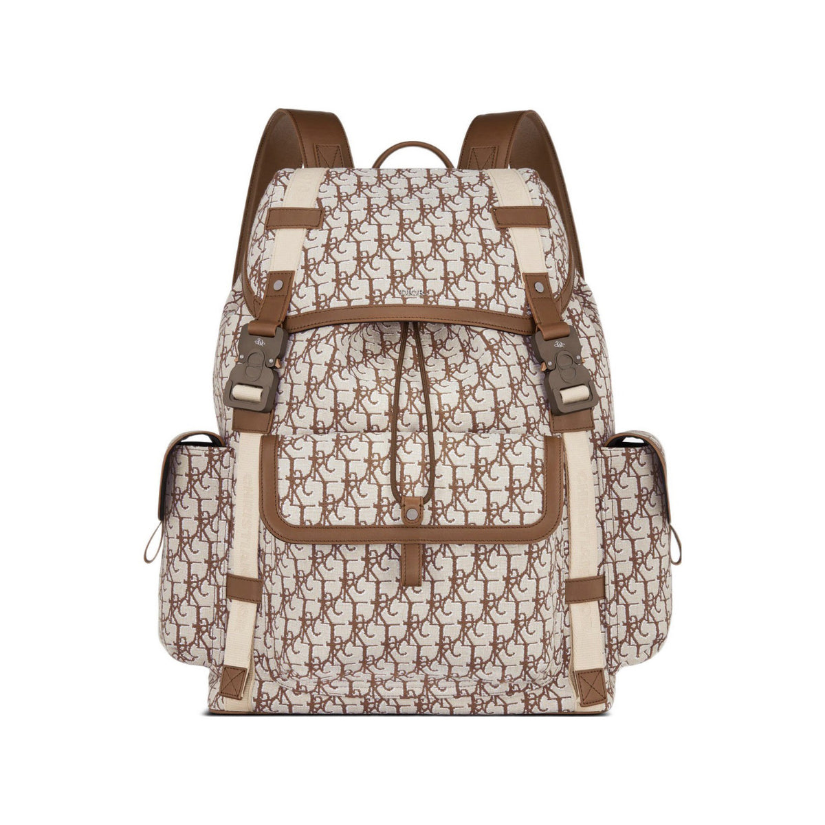 Dior Men's Diamond Patterned Smooth Cowhide Leather Nylon Shoulder Strap Backpack Rucksack Bag Bags #97818