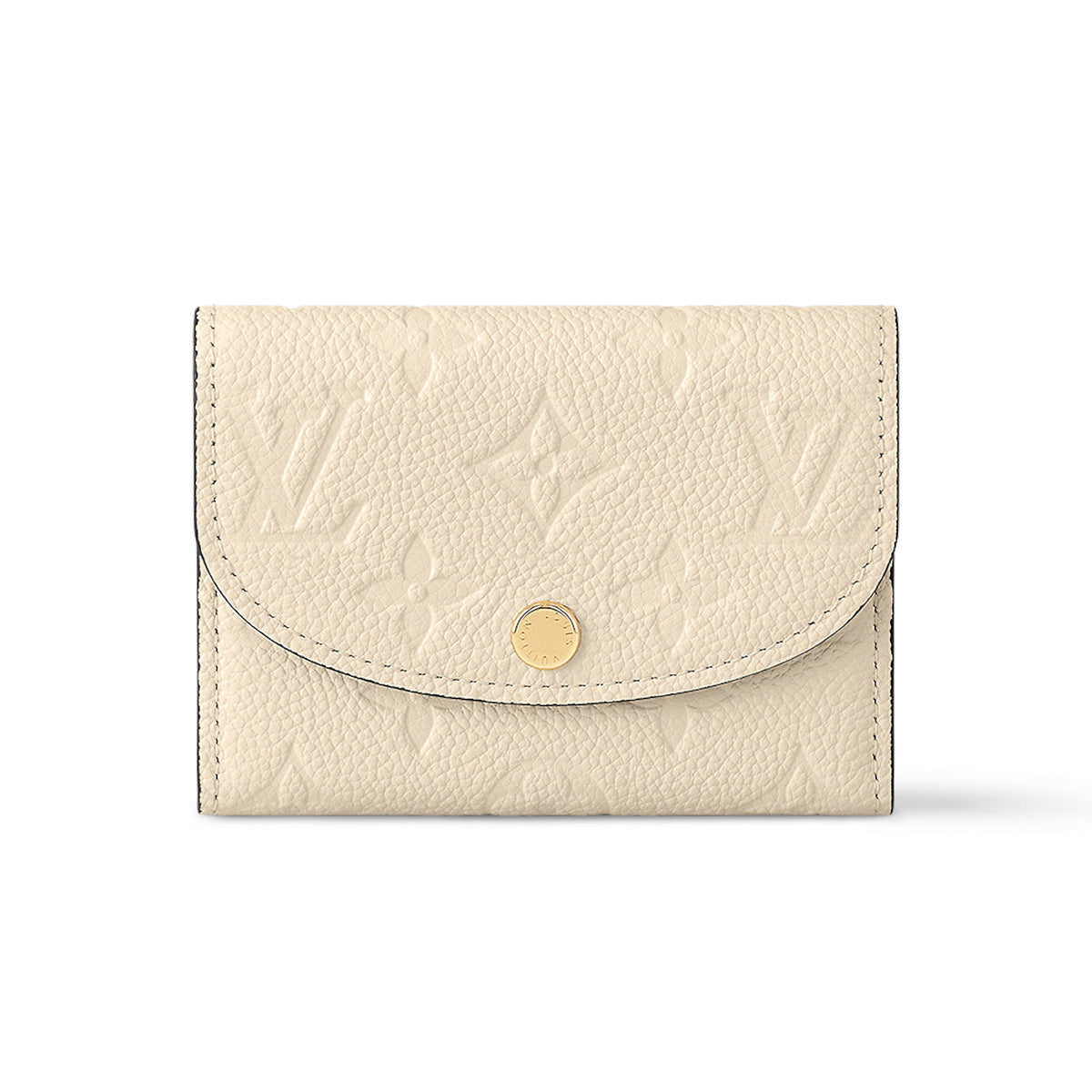 Louis Vuitton Rosalie Women Solid Embossed Logo Soft Grain Cowhide Card Case Wallet Bag Bags #99126