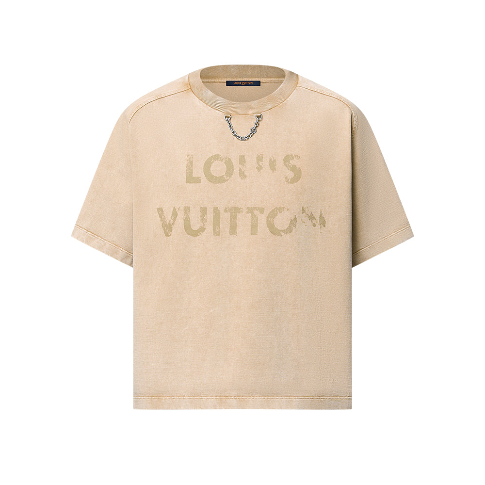 Louis Vuitton Vintage Effect T-shirt Shorts #317096