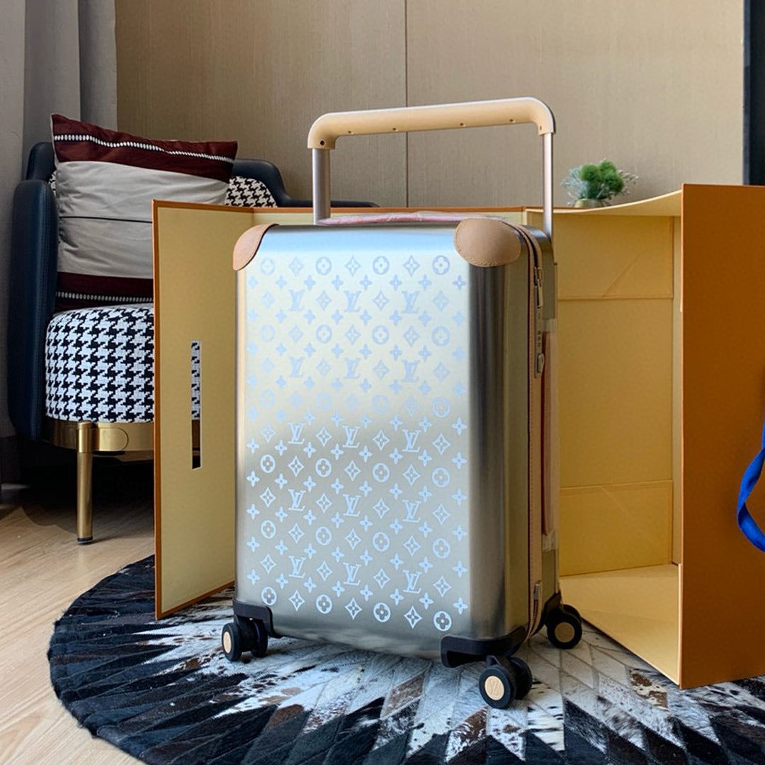Louis Vuitton Titanium Alloy Material Letters Print Trolley Luggage Travelling Bag Bags #99276
