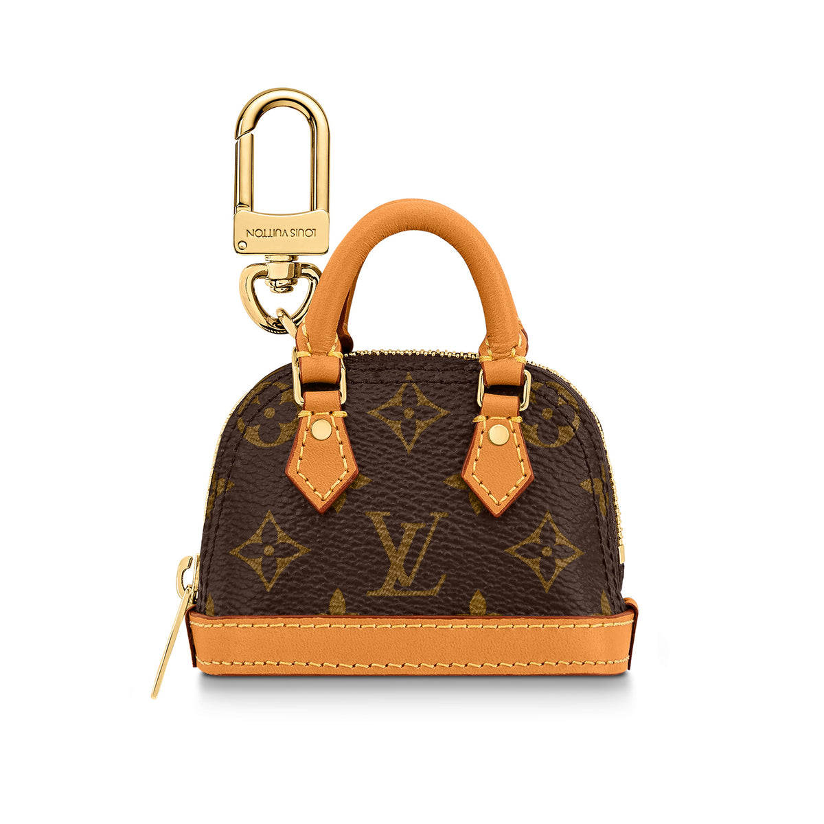 Louis Vuitton MICRO ALMA Bag Accessories Monogram Canvas Mini Keychain Pendant #97621