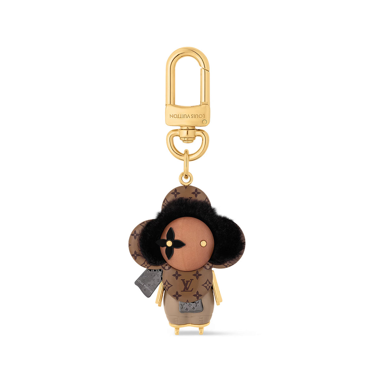 Louis Vuitton Vivienne Ski Alphabet Printed Sunflower Doll Keychain Bag Accessory Accessories #77586