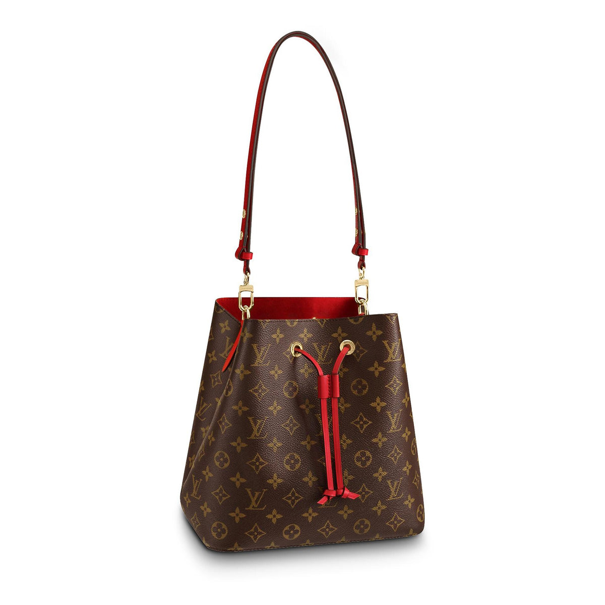 Louis Vuitton  Leather Drawstring Bucket Bag Bags #57175
