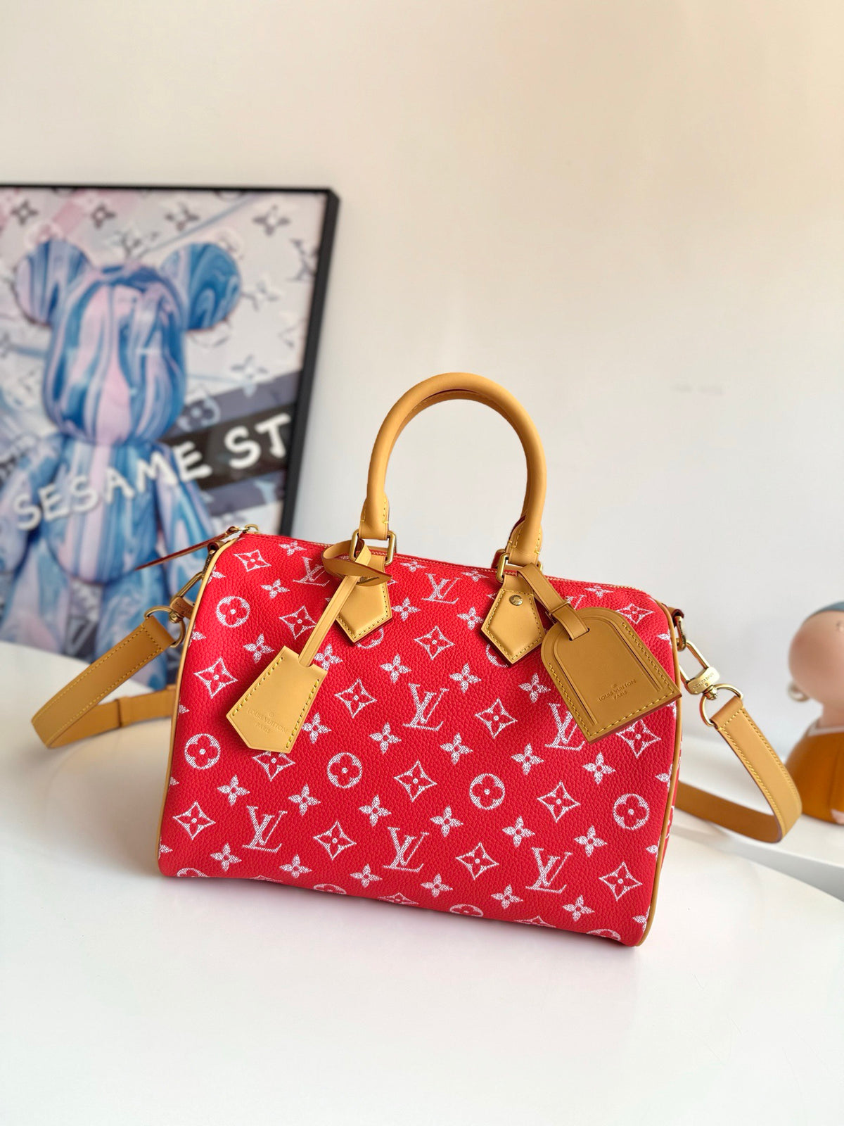 Louis Vuitton Speedy P9 Bandoulière 30 Red M14067