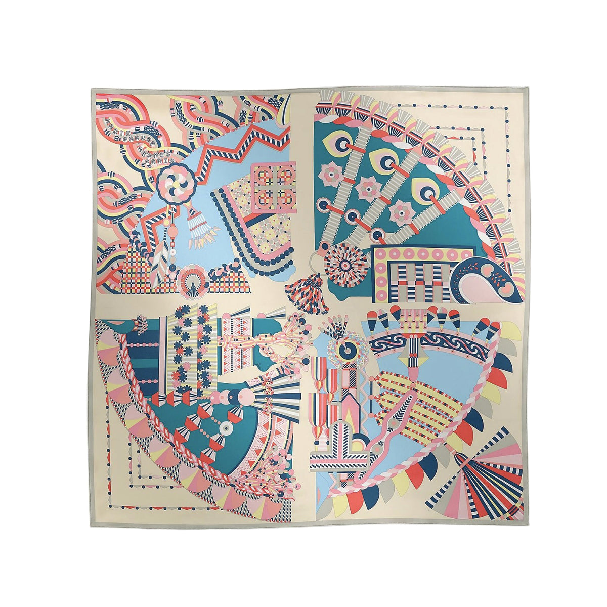 Hermes Cashmere Silk Square Scarf Fashion Light Temperament Elegant Silk Scarf Accessories #77681