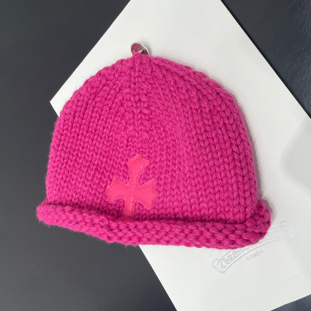Chrome Hearts Cowhide Cross Thick Needle Cold Hat #334409