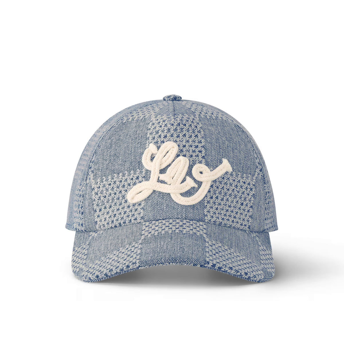 Louis Vuitton Men's And Women's Embroidered Printed Checkered Cotton Duckbill Cap Hat #77123