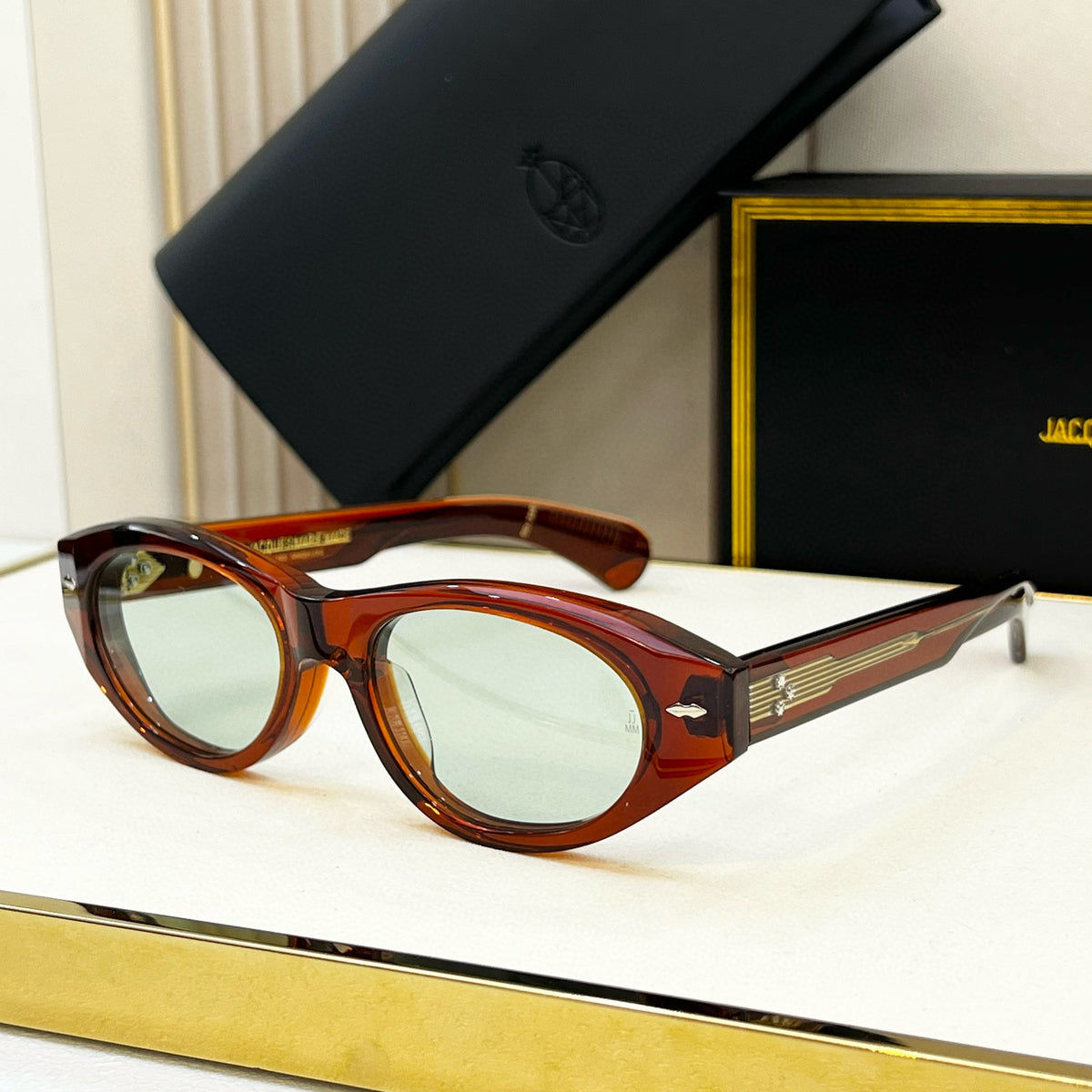 Jacques Marie Mage Men's And Women's Solid Color Irregular Shaped Sunglasses Eyeglasses Glasses #77533
