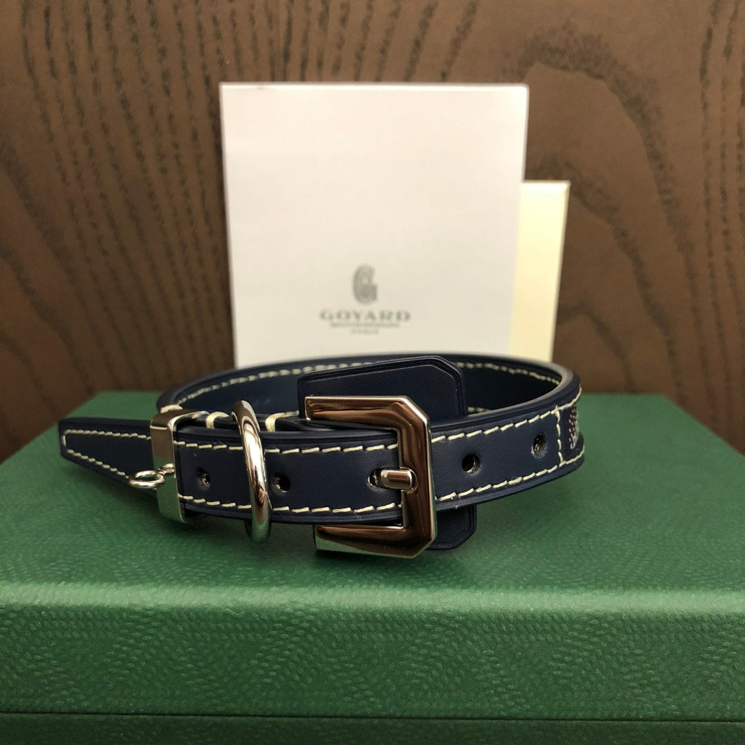 GOYARD Pet Leather Buckle Collar Comfortable Fashion Trendy Pet Necklace Accessories Others #81428