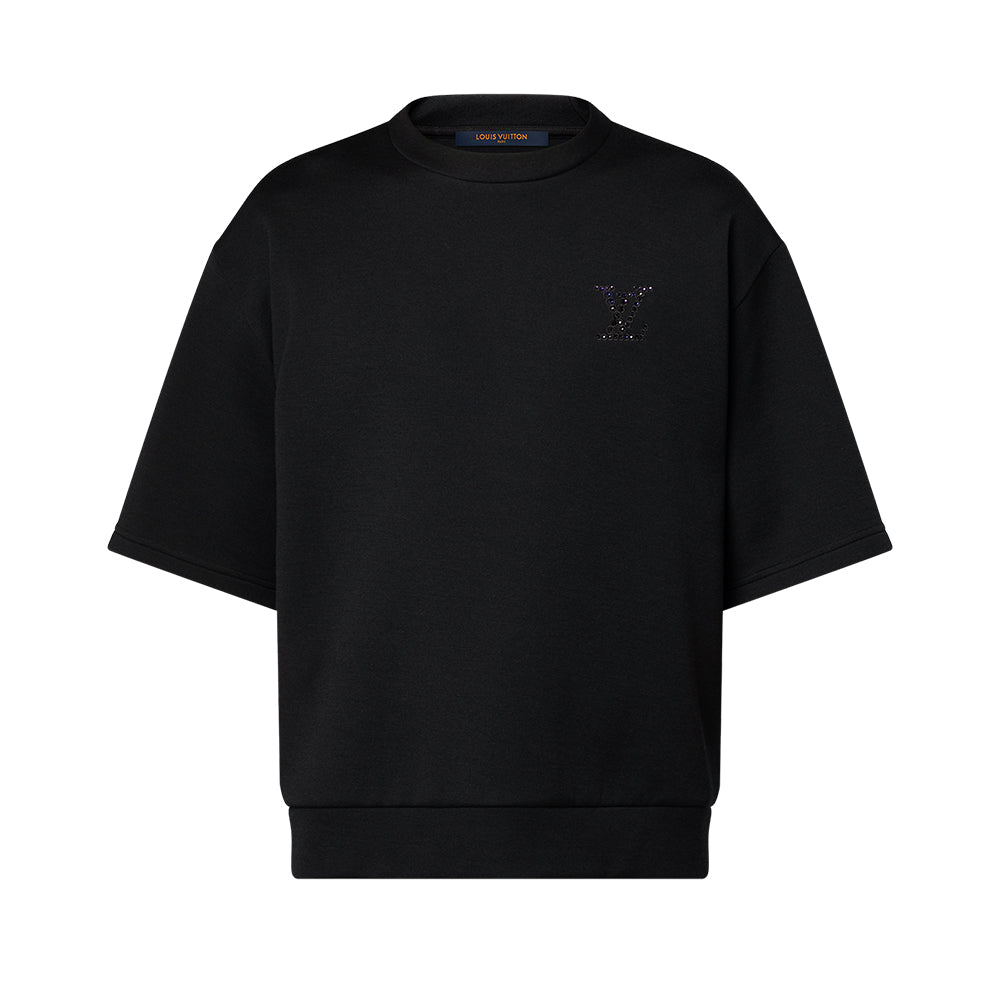 Louis Vuitton Lv Embellished Jersey T-shirt Shorts #309795