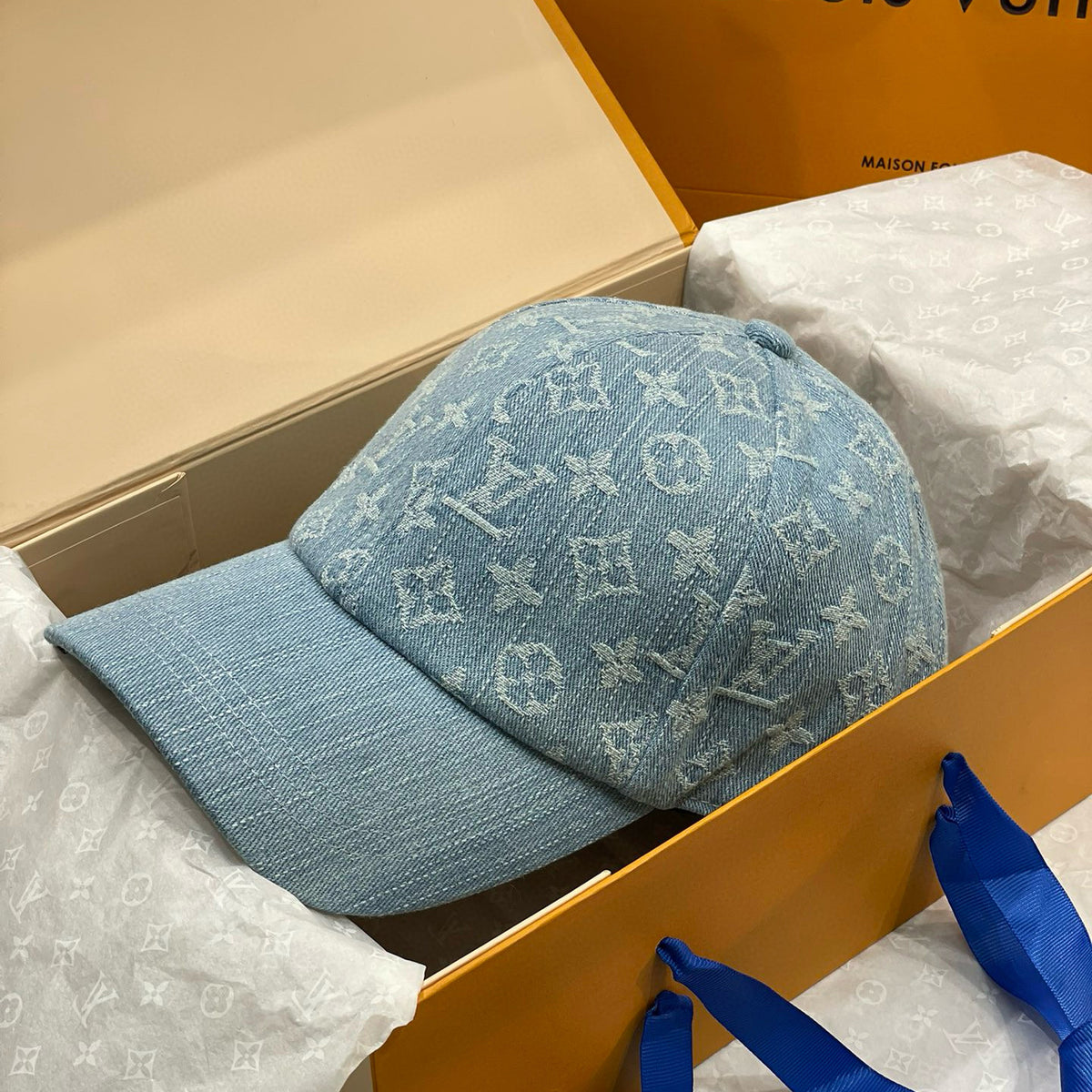 Louis Vuitton Men's And Women's Solid Color Letter Jacquard Cotton Duck Tongue Cap Hat #76291