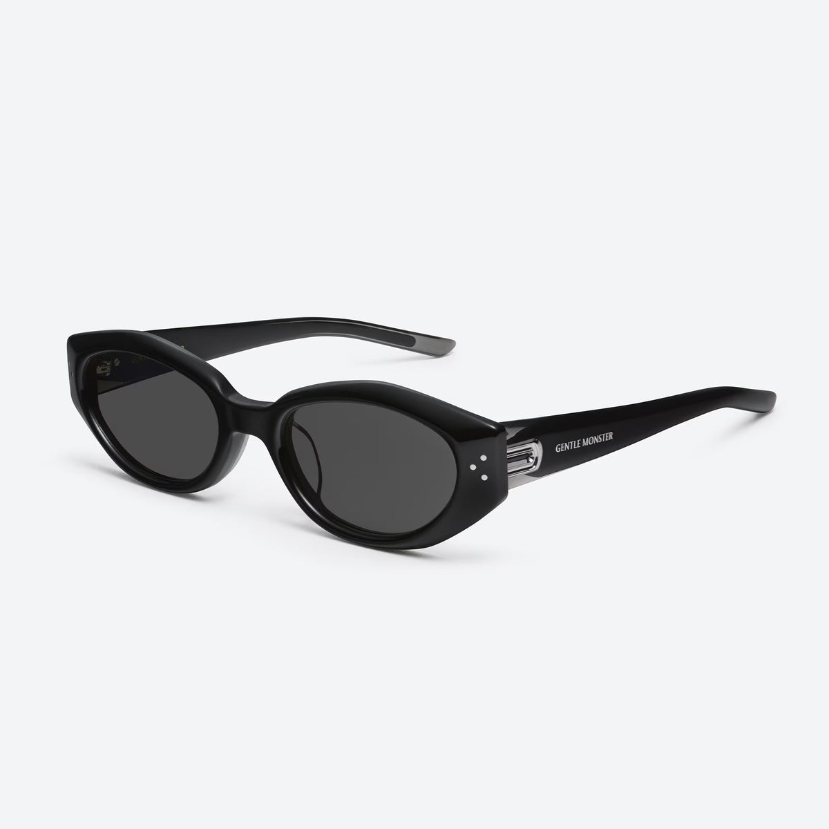 Gentle Monster Men's And Women's Solid Color Temples Monogrammed Oval Sunglasses Eyeglasses Glasses #98575