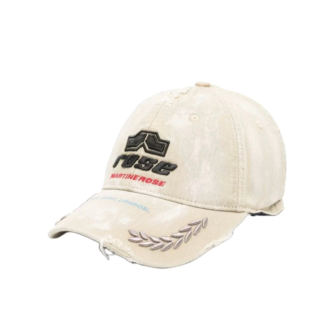 Martine Rose Men's Embroidered Letter Pattern Printed Solid Color Baseball Cap Hat #77516