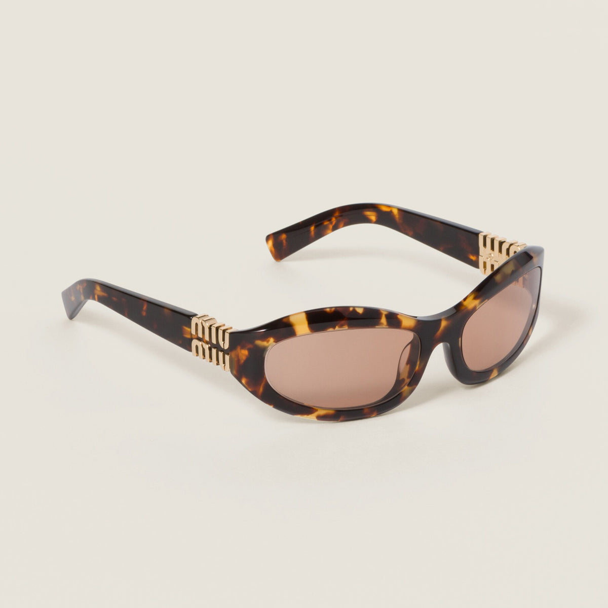 MiuMiu Glimpse Women's Solid Color Logo Plate Frame Butterfly Sunglasses Eyeglasses Glasses #72565