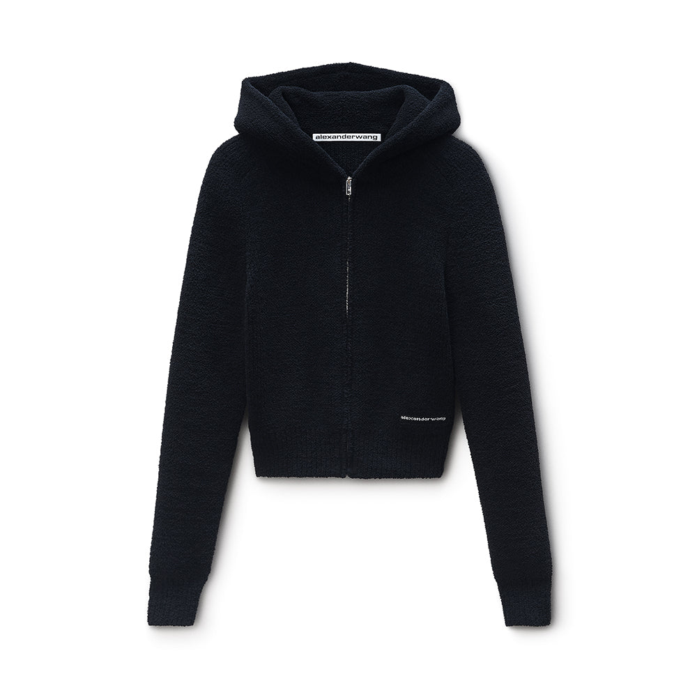 Alexander Wang Polar Fleece Logo Zip Hoodie #336649