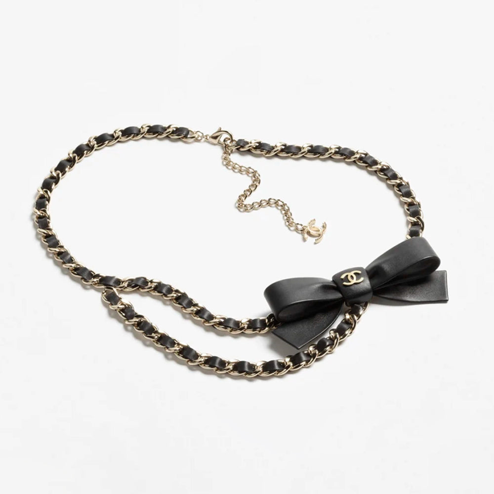 Chanel Bow Lambskin Waist Chain #385825
