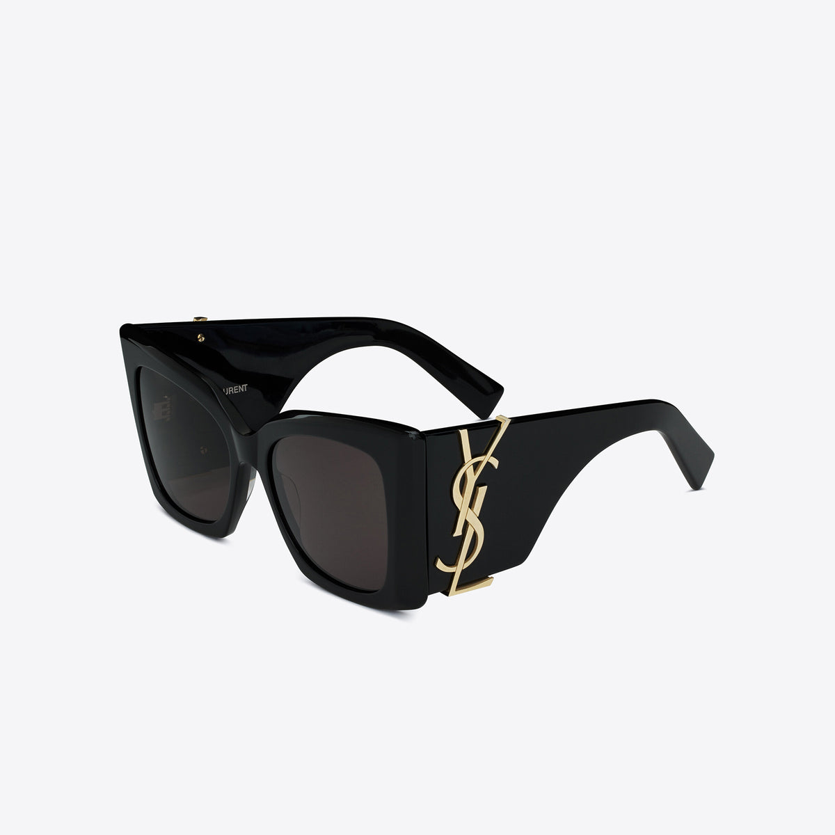 SAINT LAURENT Black Square Sunglasses Glasses #96756