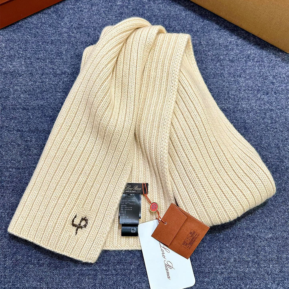 Loro Piana Light Beige Cashmere Scarf #334049