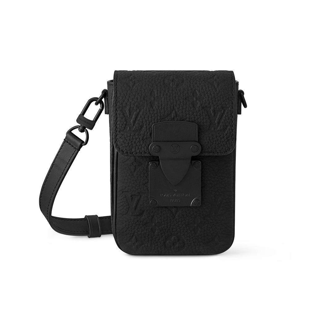 LOUIS VUITTON S-Lock Vertical Wearable Wallet Monogram Taurillon Leather M81524