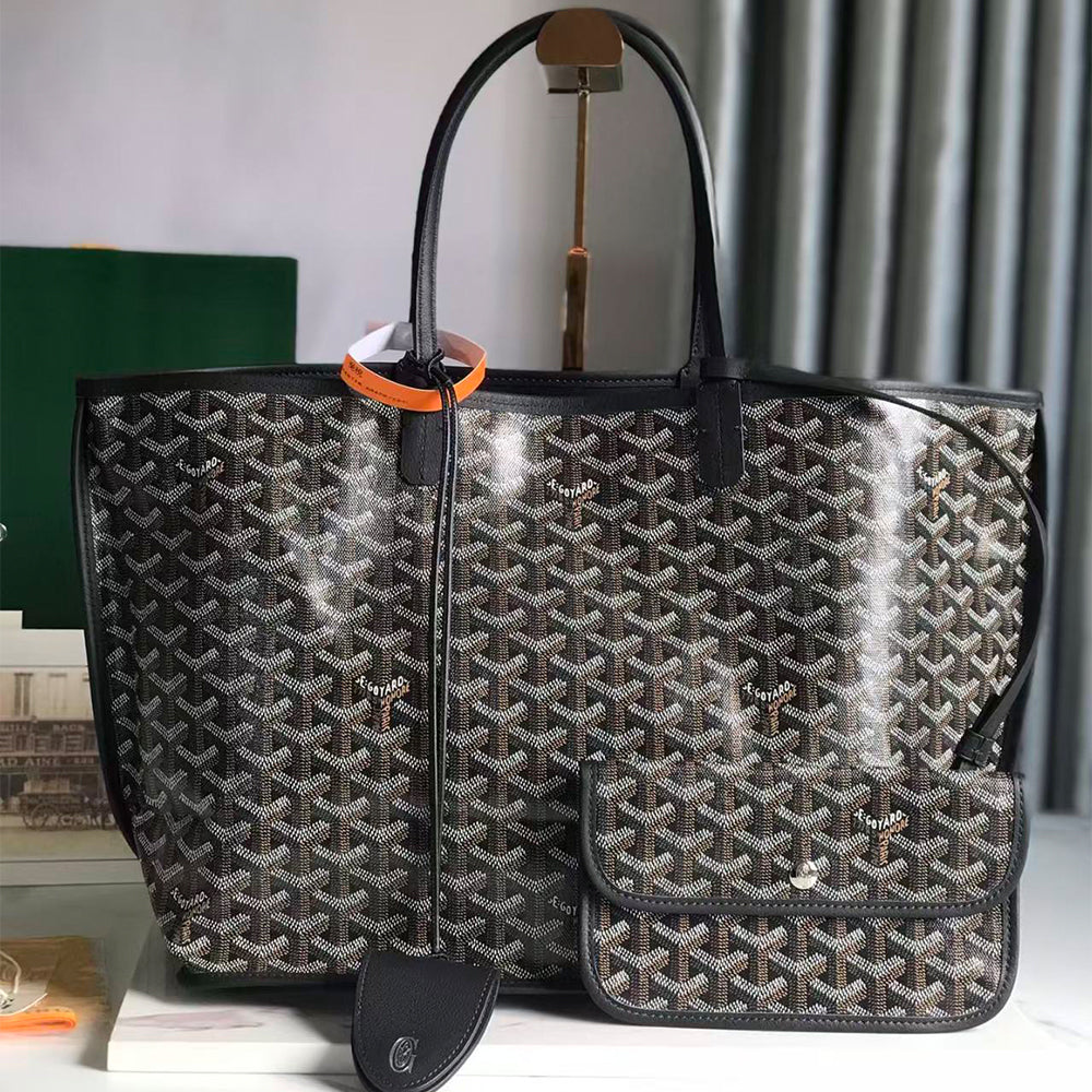 GOYARD Men's Women Saint Louis Handbag Y Full Print Casual Mother Bag Leather Shoulder Bag Tote Bags