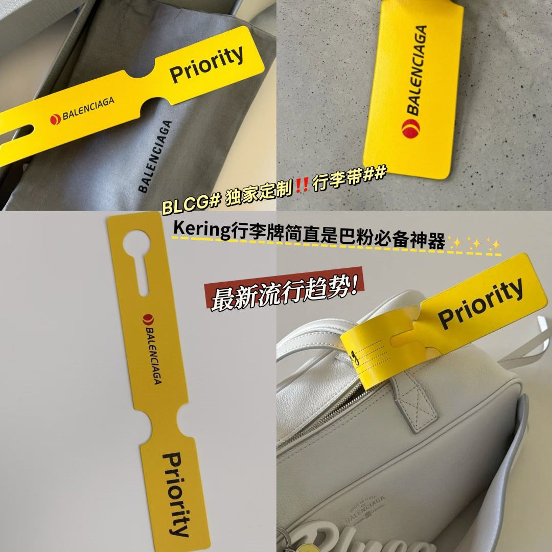 Balenciaga Solid Color Luggage Straps Luggage Bags. Luggage Accessories