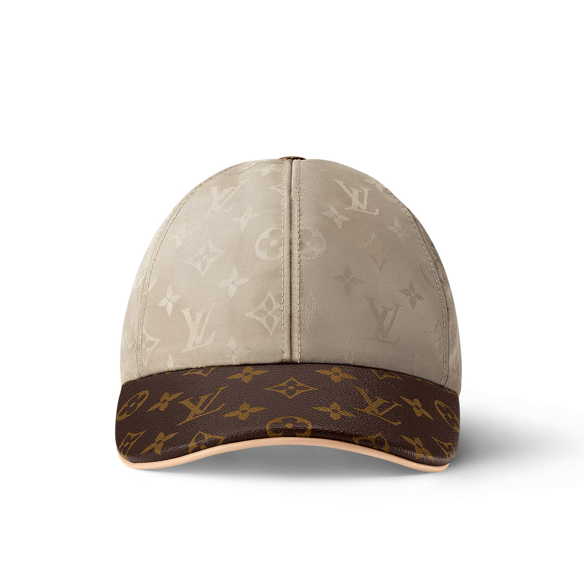 Louis Vuitton LV GET READY Men's and Women's Logo Printed Nylon and Leather Baseball Cap Hat #75854