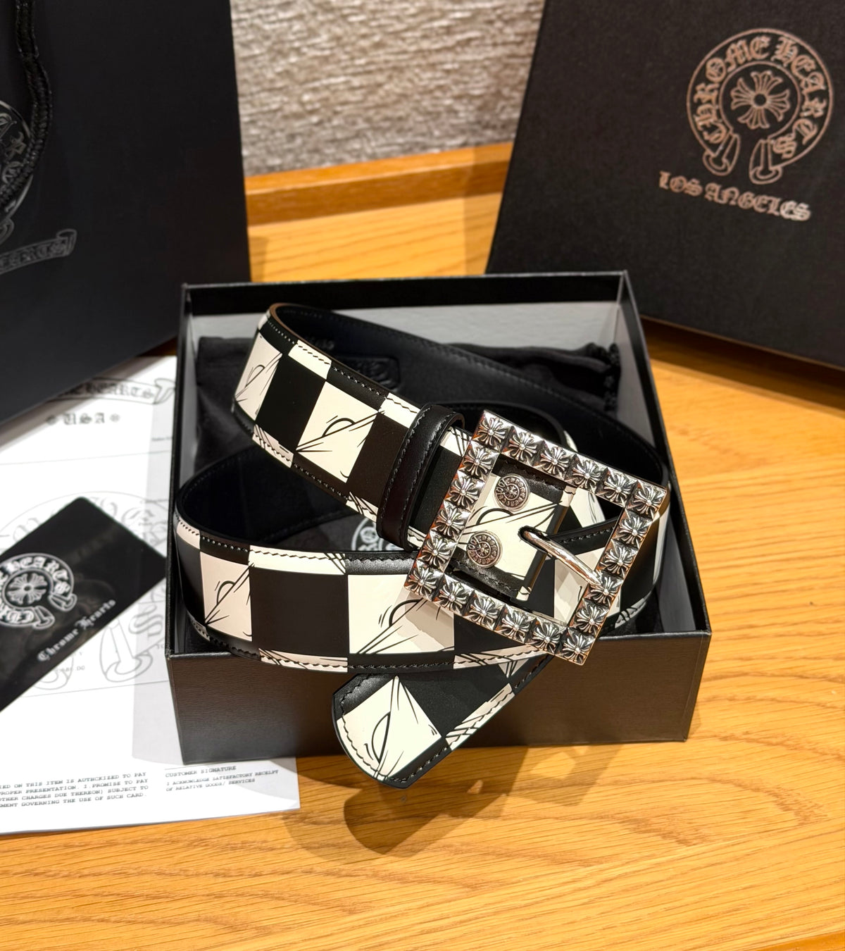 Chrome Hearts Floral Square Belt 38mm #383835