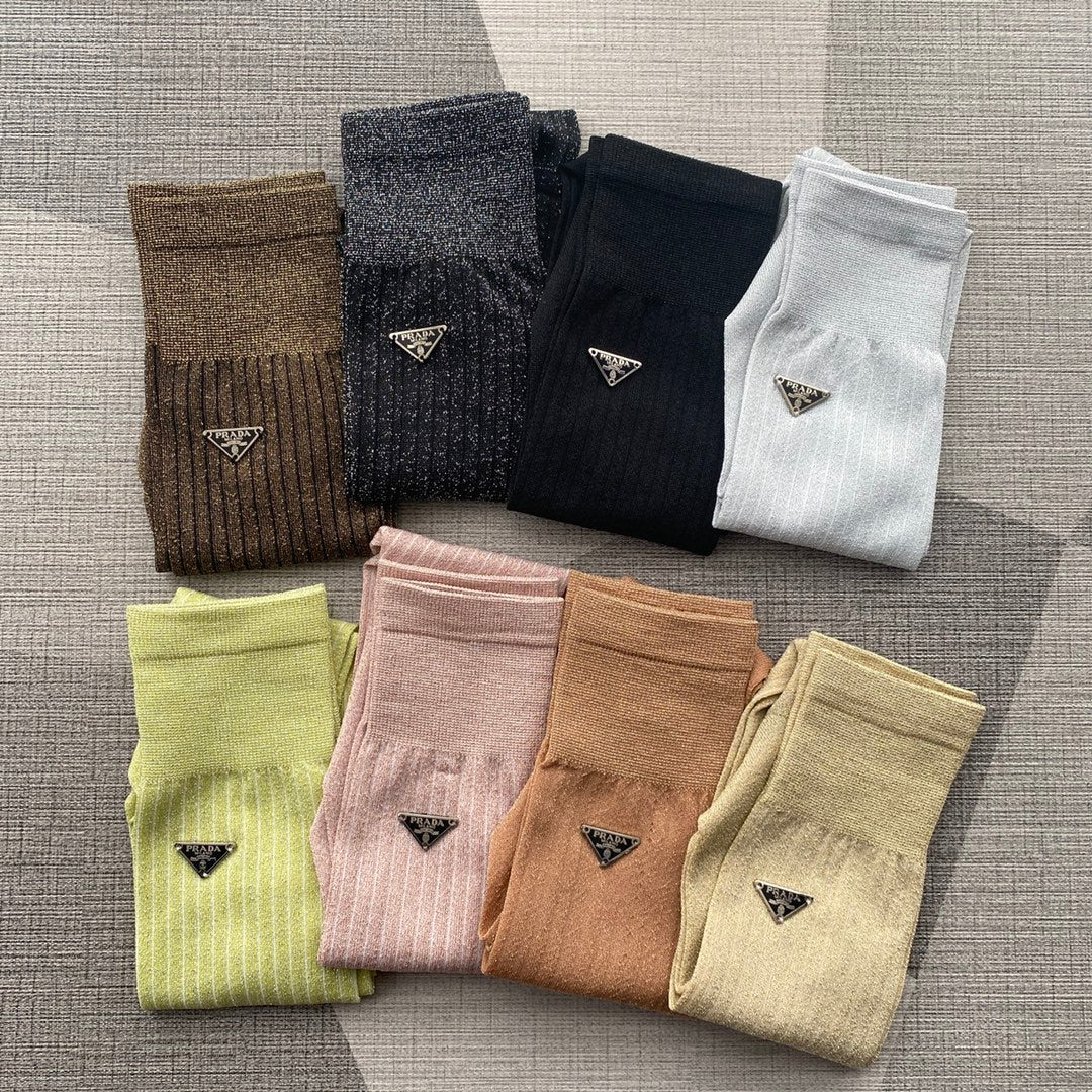 Prada Lurex Socks #335343