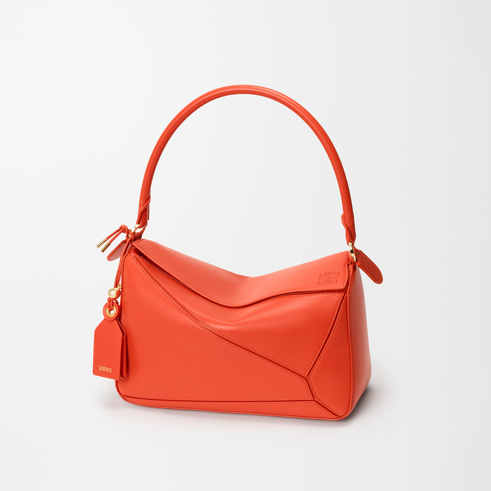 Loewe Medium Featherlight Puzzle Bag in Nappa Lambskin #385118