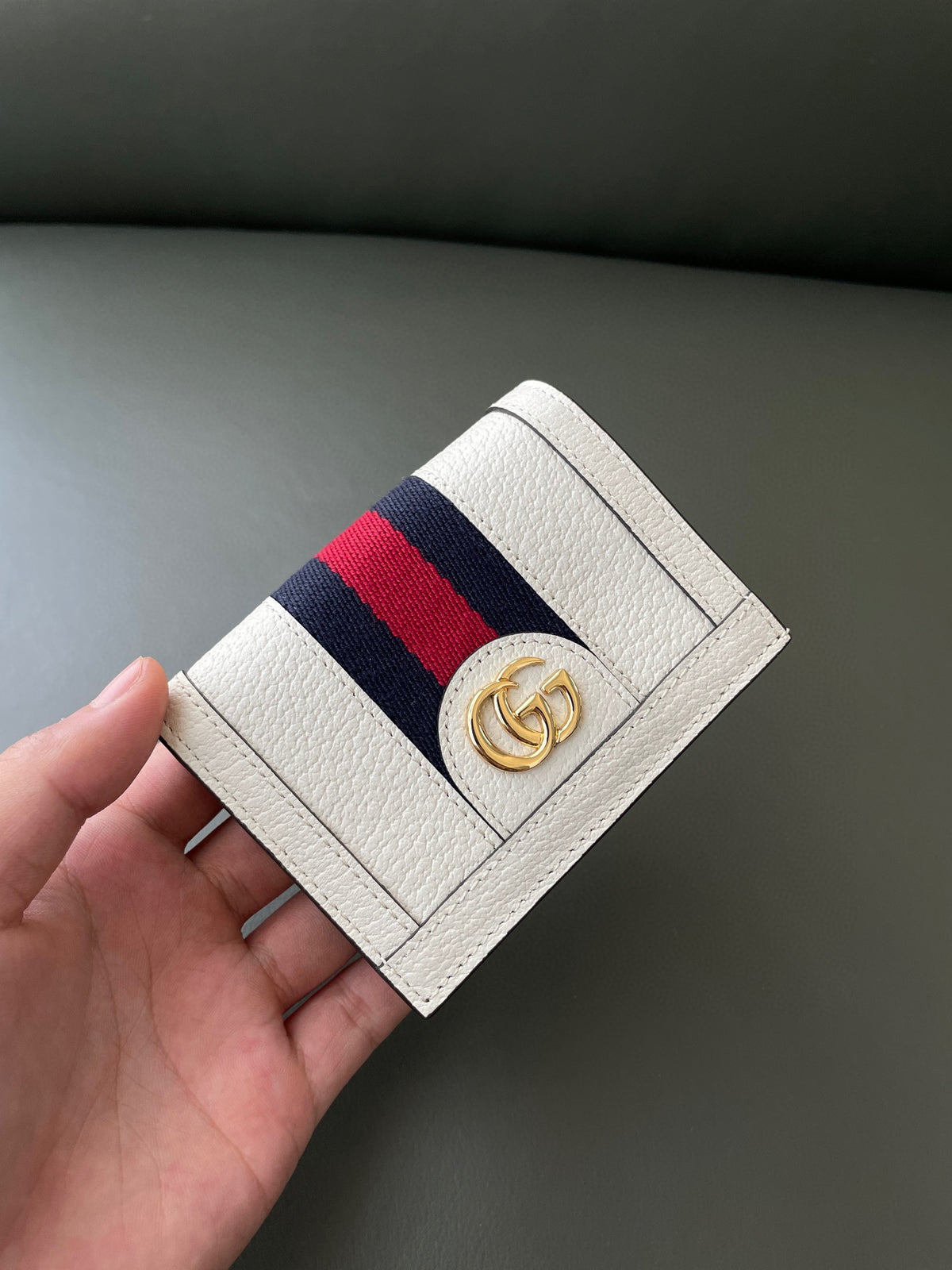 Gucci  Leather Canvas Patchwork Small Wallet bag #21141